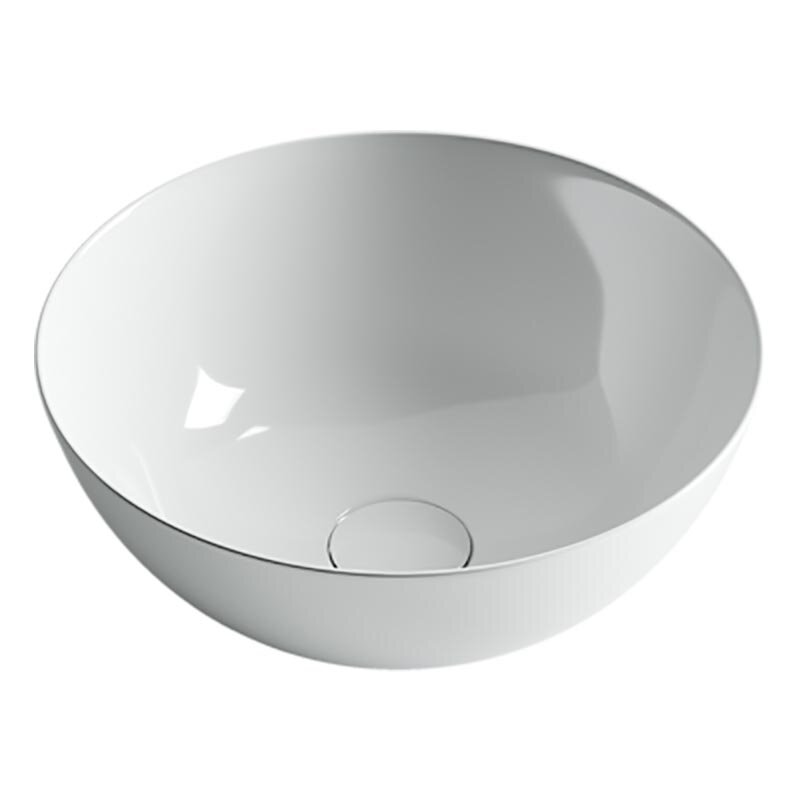 Изображение товара Раковина Ceramicanova CN6002 35.8 x 35.8 x 15.5 см, накладная, круглая, без перелива, сантехфарфор