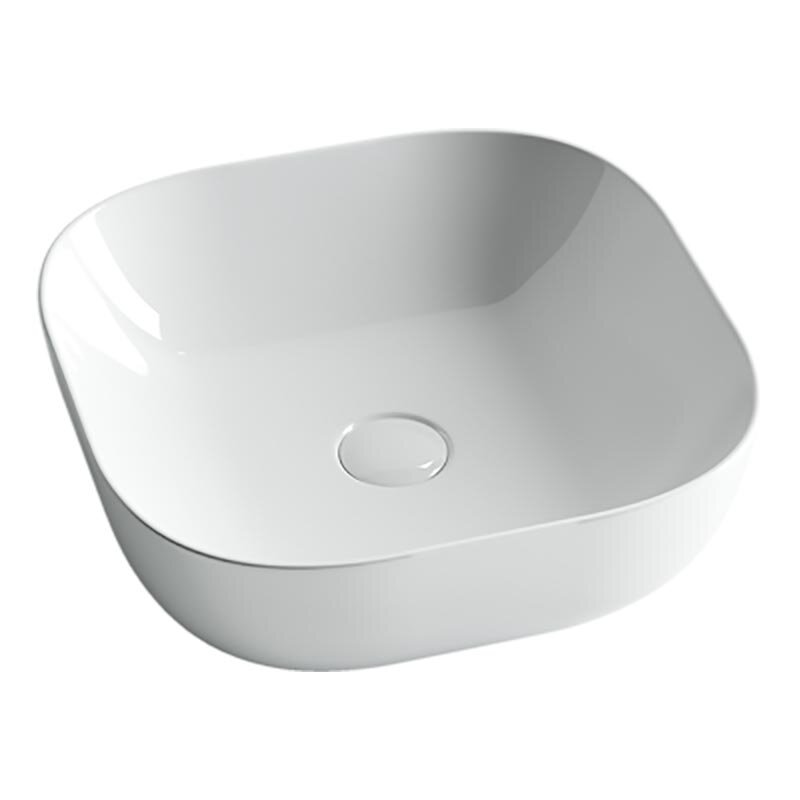 Изображение товара Раковина Ceramicanova CN6010 41.5 x 41.5 x 14.5 см, накладная, квадратная, без перелива, сантехфарфор Изображение товара Раковина Ceramicanova CN6010 41.5 x 41.5 x 14.5 см, накладная, квадратная, без перелива, сантехфарфор