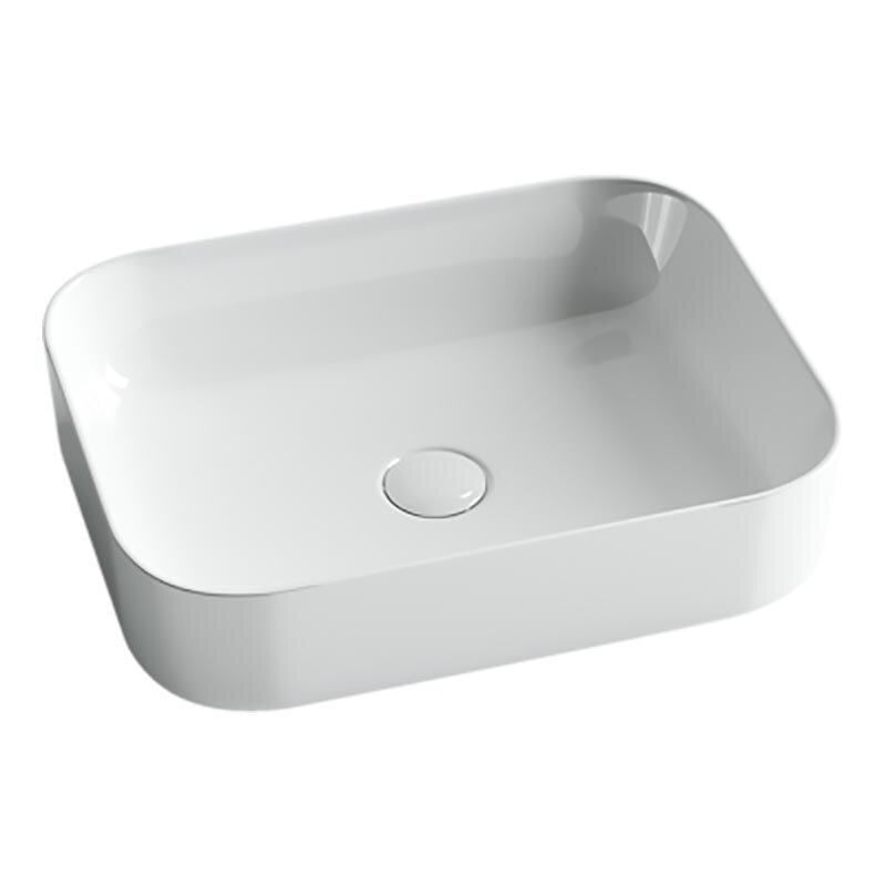 Изображение товара Раковина Ceramicanova CN6011 50 x 39 x 13 см, накладная, прямоугольная, без перелива, сантехфарфор