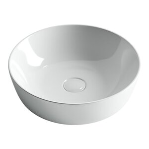 Изображение товара Раковина Ceramicanova CN6013 41.5 x 41.5 x 13.5 см, накладная, круглая, без перелива, сантехфарфор
