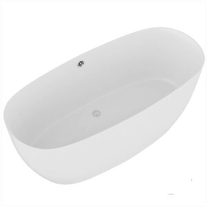 Изображение товара Ванна Astra-Form Атрия 170x75 см из искусственного мрамора белая отделностоящая