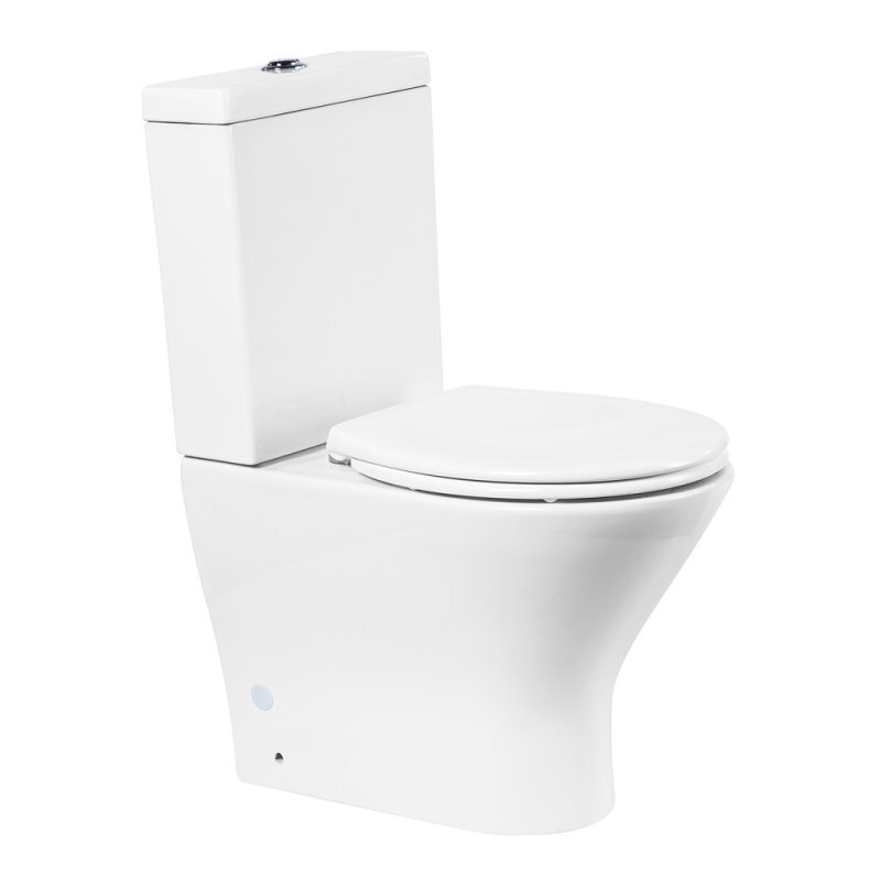 Изображение товара Напольный унитаз безободковый BelBagno Acqua BB340CPR с бачком BB340T