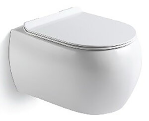 Изображение товара Подвесной унитаз Black&White Universe W-727, безободковый