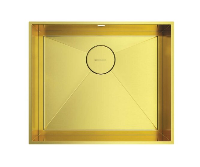 Изображение товара Кухонная мойка Omoikiri Kasen 53-INT GM из нержавеющей стали с покрытием PVD светлое золото