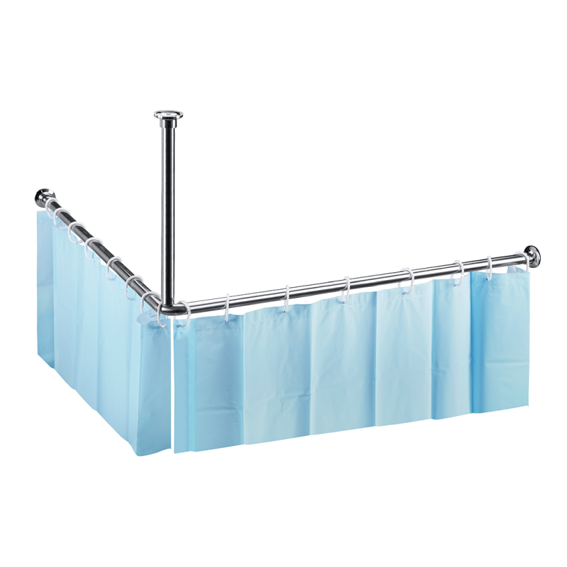 Изображение товара Штанга для занавески Bemeta Shower 101120042 угловая 90 x 90 см
