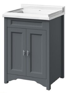Изображение товара Тумба под раковину Caprigo Aspetto Preston 60 33910, цвет TP-810 графит