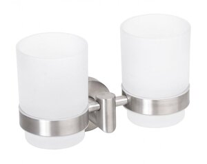 Изображение товара Стакан для зубных щеток Bemeta Neo двойной настенный из нержавеющей стали