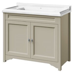 Изображение товара Тумба под раковину Caprigo Aspetto Preston 100 серый габаритная напольная