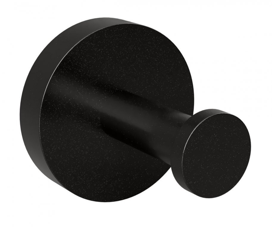 Изображение товара Крючок Bemeta Dark 104106060 черный латунь настенный 5.5x5.5 см