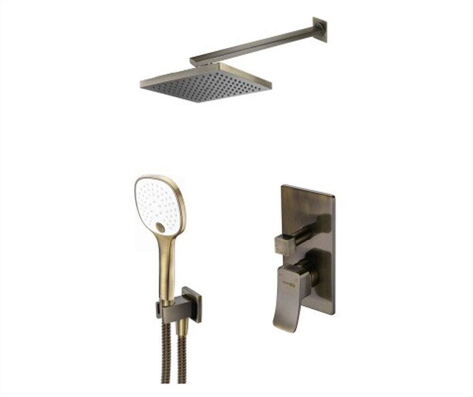 Изображение товара Душевая система WasserKRAFT A16040, скрытый монтаж, светлая бронза