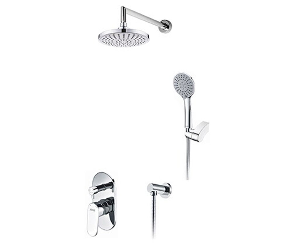 Изображение товара Душевая система WasserKRAFT A14229 скрытый монтаж хром Германия