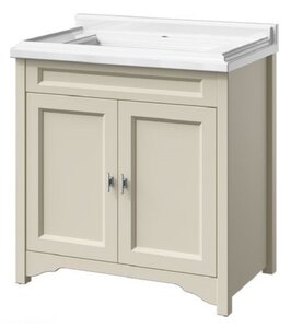 Изображение товара Тумба под раковину Caprigo Aspetto Preston 80, цвет оливин, напольная