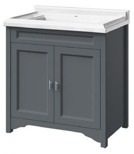 Изображение товара Тумба под раковину Caprigo Aspetto Preston 80 33912, цвет TP-810 графит