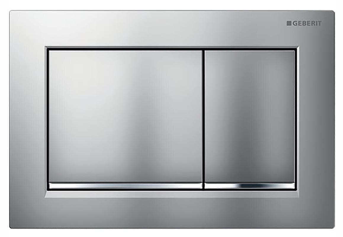 Изображение товара Клавиша Geberit Omega Type 30 115.080.JQ.1 с легкоочищаемой поверхностью хром