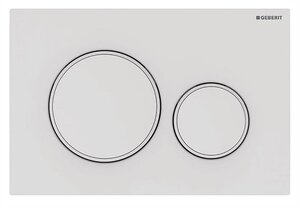 Изображение товара Клавиша Geberit Sigma Type 20 для унитаза с легкоочищаемой поверхностью