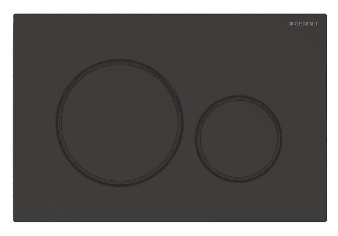 Изображение товара Geberit Sigma Type 20 115. 882. 16. 1 - золотой черный матовый, двойной смыв