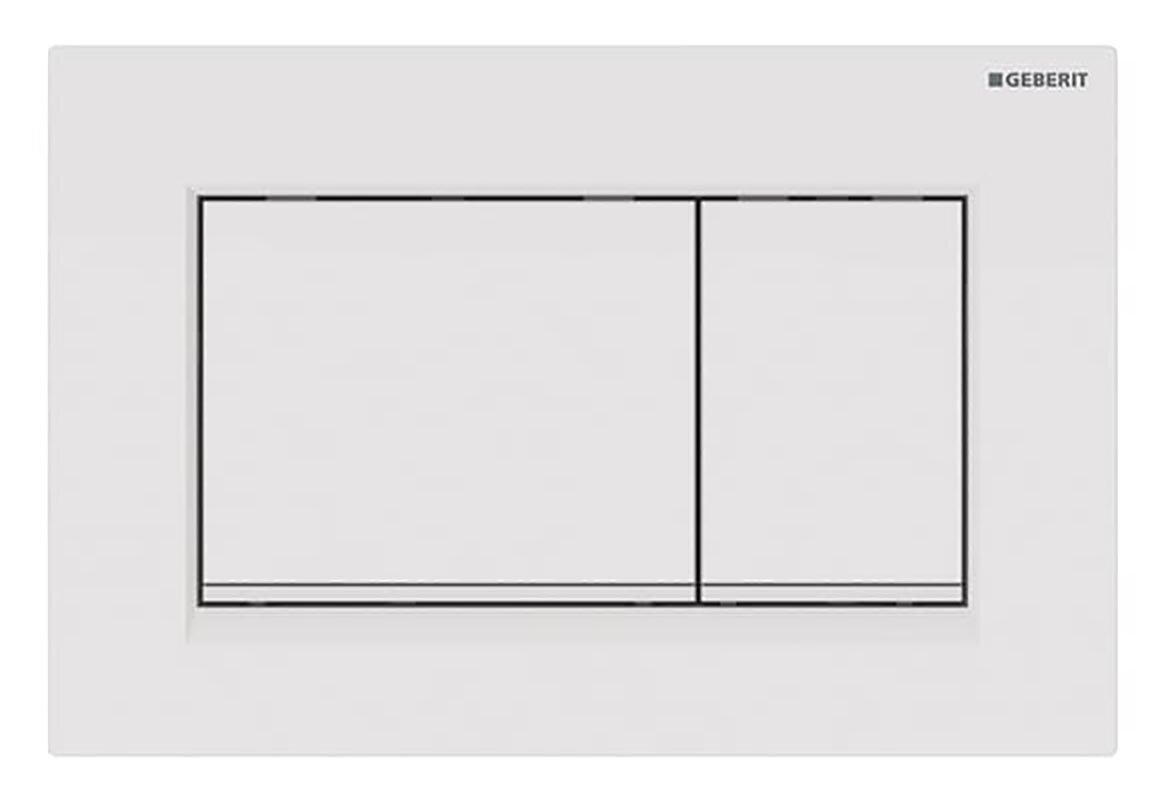 Изображение товара Клавиша Geberit Sigma Type 30, 115.883.11.1, белый/белый матовый