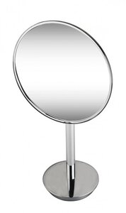 Изображение товара Косметическое зеркало Bemeta 116401412 21.5 x 14 x 37.5 см, круглое, без подсветки, хром