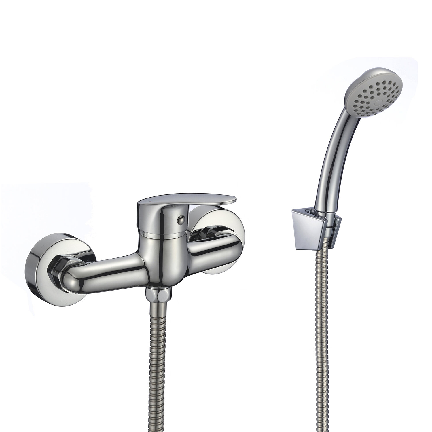 Изображение товара Смеситель Milardo Simp SIMSB00M03 для душа с душевым гарнитуром, хром