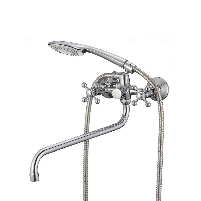 Изображение товара Смеситель для ванны и душа Milardo Duplex DUPSB02M10 с душевым гарнитуром хром