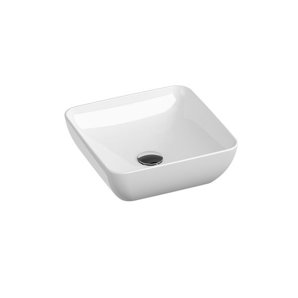 Изображение товара Раковина Ravak Uni 380 S Slim, белая, 38 х 38 см Изображение товара Раковина Ravak Uni 380 S Slim, белая, 38 х 38 см