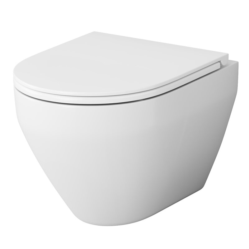 Изображение товара Унитаз подвесной AM.PM Spirit V2.0 FlashClean C701700SC, крышка-микролифт