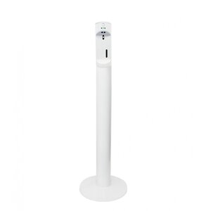 Изображение товара Мобильная стойка для дезинфекции рук в комплекте с сенсорным диспенсером (спрей) Merida C-Line K_DHB406_SHB001, белый