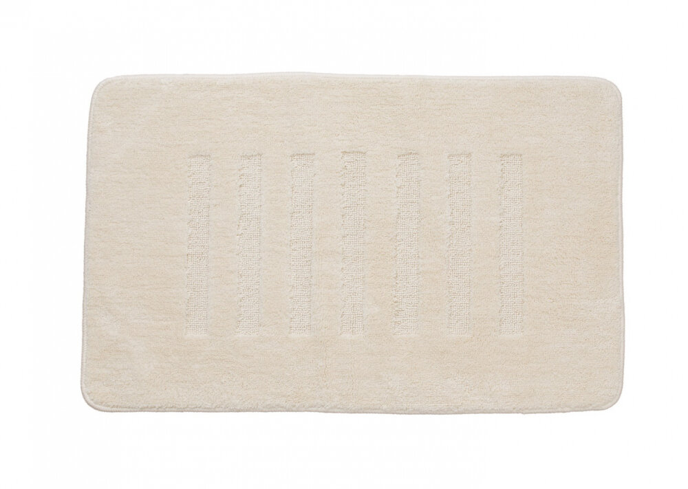 Изображение товара Коврик для ванной комнаты Milardo Promo 50 x 80 см, MMI183M, MI, beige lines, микрофибра, бежевый