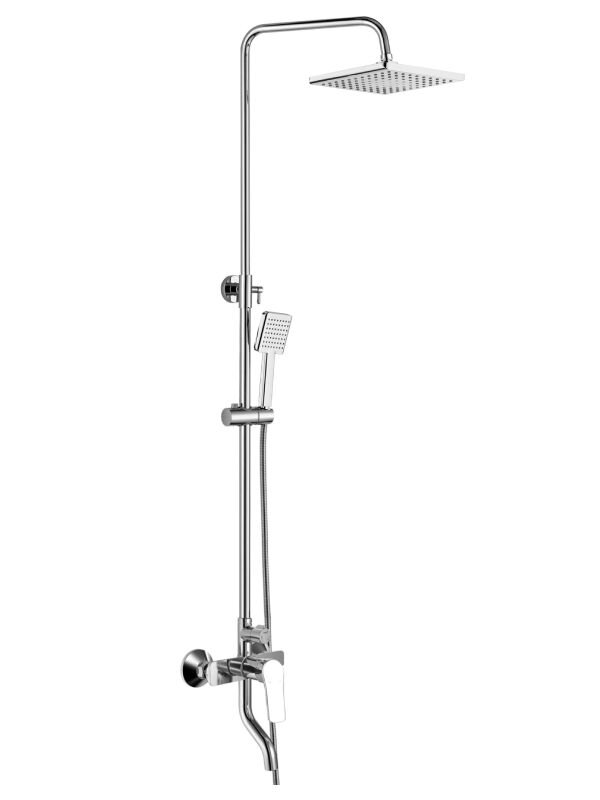 Изображение товара Душевая система Agger Merry A1394400 с поворотным изливом, хром глянцевый