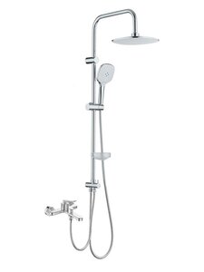 Изображение товара Душевая система Agger Beauty A2695000 с фиксированным изливом, хром глянцевый