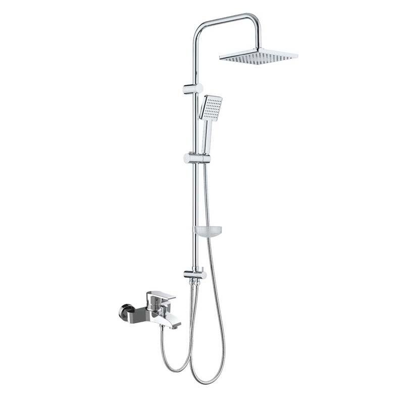 Изображение товара Душевая система Agger Right A2994000 хром глянцевый с фиксированным изливом