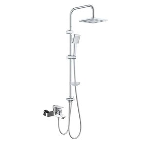 Изображение товара Душевая система Agger Right A2994000 с фиксированным изливом, хром глянцевый