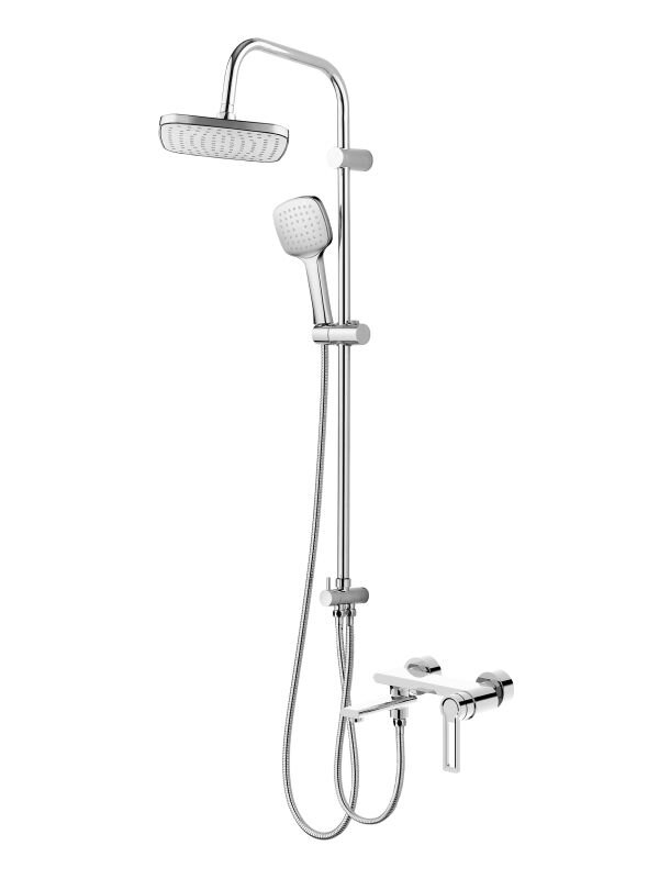 Изображение товара Душевая система Orange Splito M36-944cr с поворотным изливом и хром глянцевым