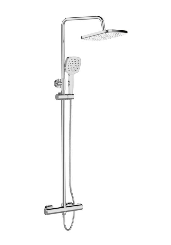 Изображение товара Душевая система Orange Thermo c термостатом, хром глянцевый, T02S4-912cr