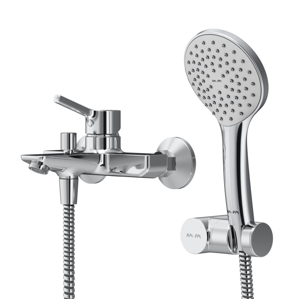 Изображение товара Смеситель Am.Pm X-Joy S F85B15000 с душем, хром Изображение товара Смеситель Am.Pm X-Joy S F85B15000 с душем, хром