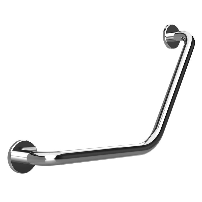 Изображение товара Угловой поручень 120 градусов из нержавеющей стали хром глянцевый Bemeta Help 301102011 66x40 см