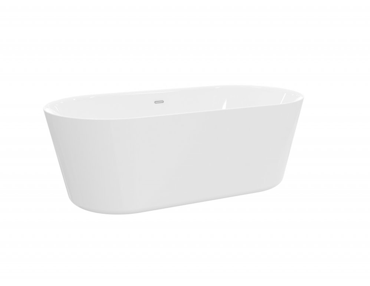 Изображение товара Акриловая ванна BelBagno 180x80 см овальная отдельно стоящая