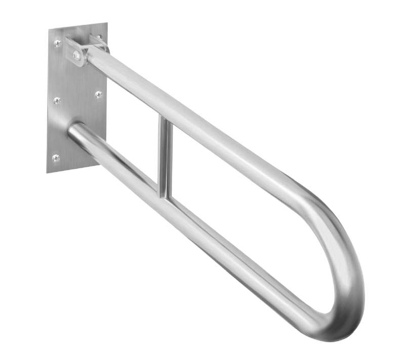 Изображение товара Oпopный U-oбpaзный пopучeнь Bemeta Help 301102072, 61.6 см, с перемычкой, хром матовый