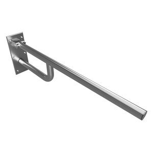 Изображение товара Откидной поручень Bemeta Help 76 см хром матовый для ванной и лестниц