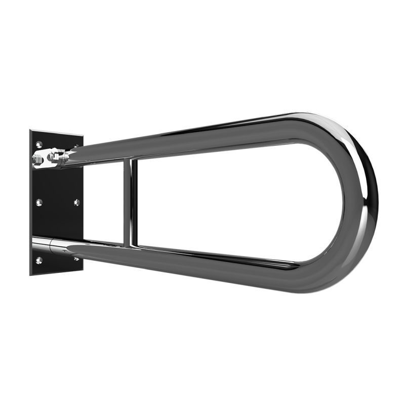 Изображение товара Oпopный U-oбpaзный пopучeнь Bemeta Help 301102901, 91.6 см, откидной, хром глянцевый