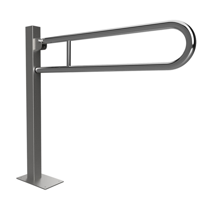 Изображение товара Откидной поручень Bemeta Help 301107601, 93 см, с дополнительным креплением в пол, хром глянцевый Изображение товара Откидной поручень Bemeta Help 301107601, 93 см, с дополнительным креплением в пол, хром глянцевый