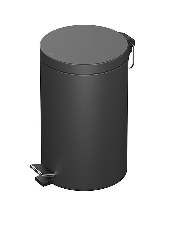 Изображение товара Корзина для мусора Sonia Luce 188208 5 литров черный матовый металл