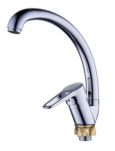 Изображение товара Смеситель G.lauf NUD4-A045 для кухонной мойки хром однорычажный поворотный