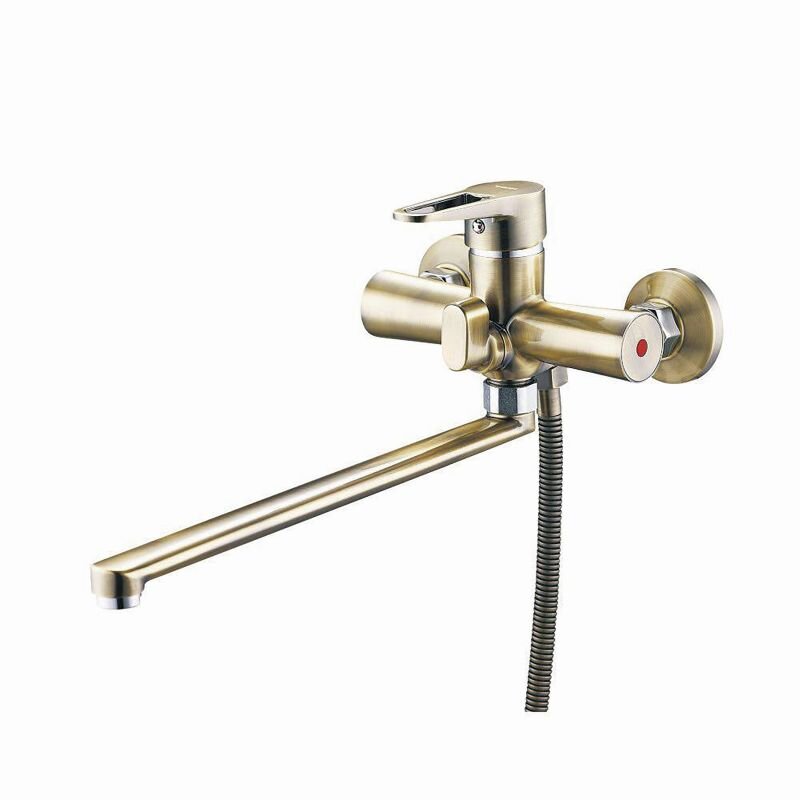 Изображение товара Смеситель для ванной и душа G.lauf NUD7-A045KT бронза, однорычажный, поворотный излив