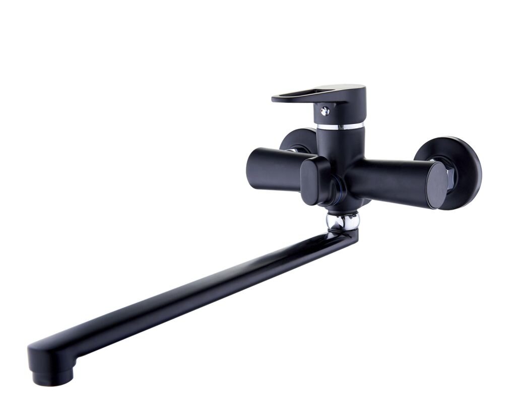 Изображение товара Смеситель G.lauf NUD7-A045YB для ванны и душа, черный матовый