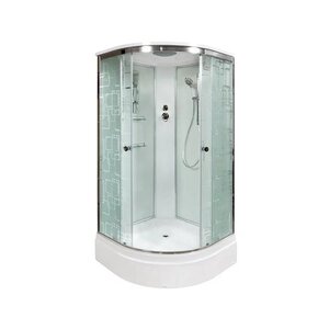 Изображение товара Душевая кабина Dto Em EM2710 100 x 100 см, с крышей, стандартная