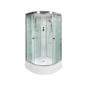 Изображение товара Душевая кабина Dto Em EM2710 100 x 100 см, с крышей, с электрикой