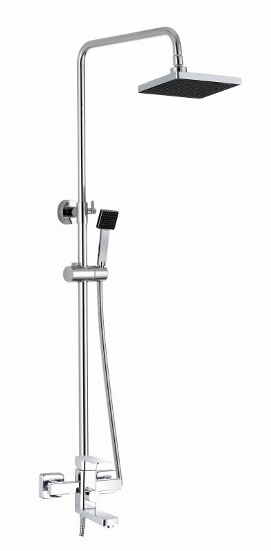 Изображение товара Душевая система G.lauf NEB16-A123 с изливом, хром, монтаж на стену