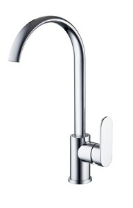 Изображение товара Смеситель кухонный G.lauf NOB4-A128 хром однорычажный вращающийся излив