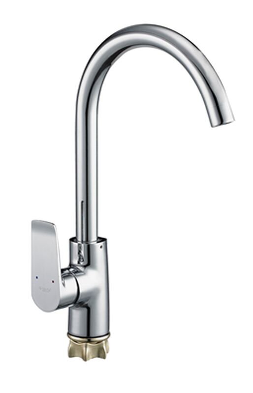 Изображение товара Смеситель кухонный G.lauf GOB4-A134 хром однорычажный с поворотным изливом